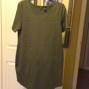 Olive green dress